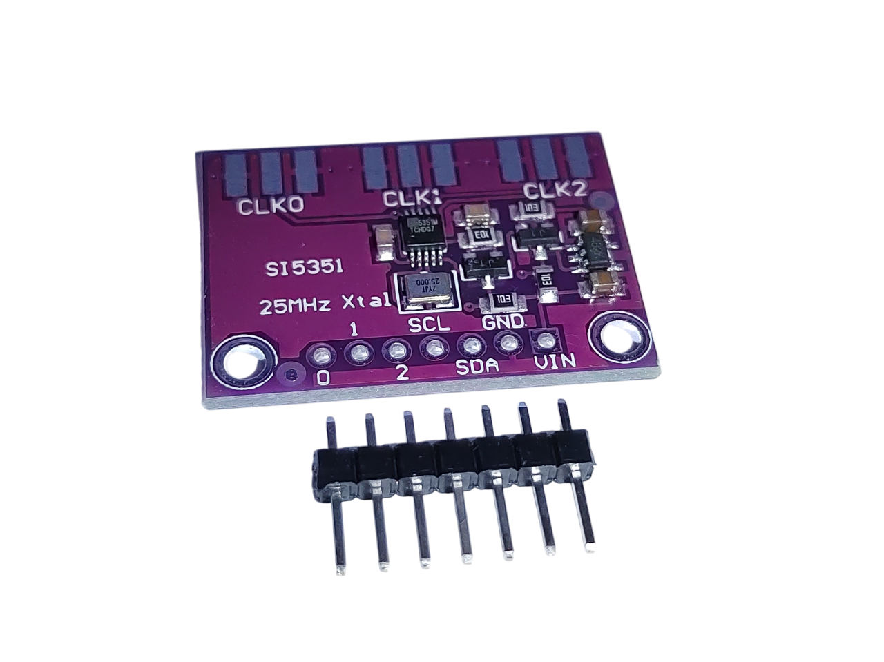 Si5351A I2C Clock Generator, 8 kHz–160 MHz (3–5 V DC)