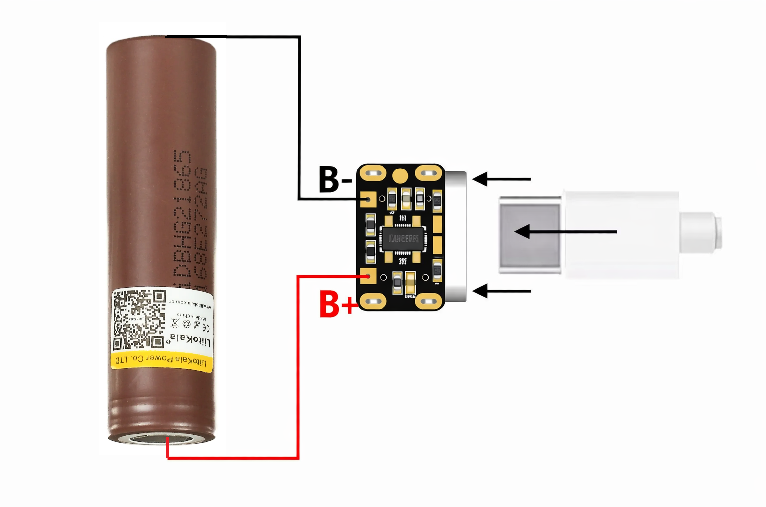 Mini moduł ładowania akumulatorów Li-Ion 3,7 V / 4,2 V, USB Type-C image 6