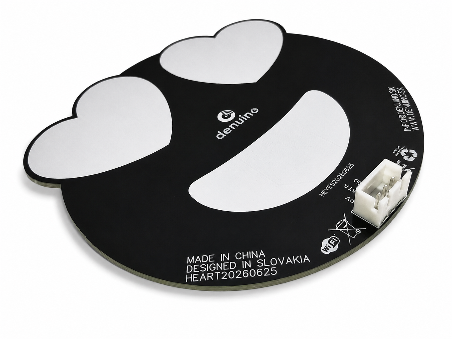 WS2812B Heart-Eyes Smiley LED Module – 50 RGB LEDs image 4