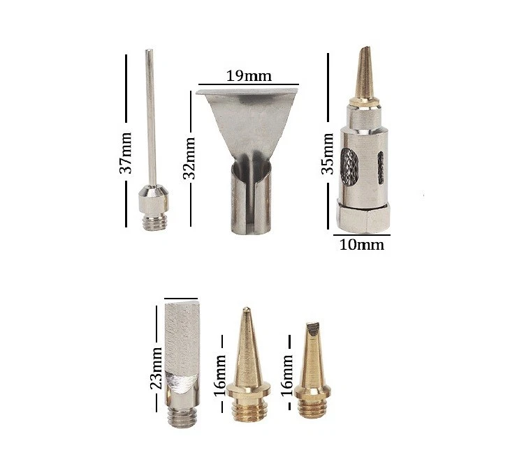 Replacement Tips and Head for HT-F01 Gas Soldering Iron image 7