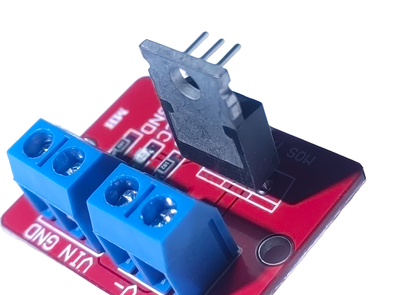 IRF520 MOSFET Switching Module, 0–24 V DC image 4