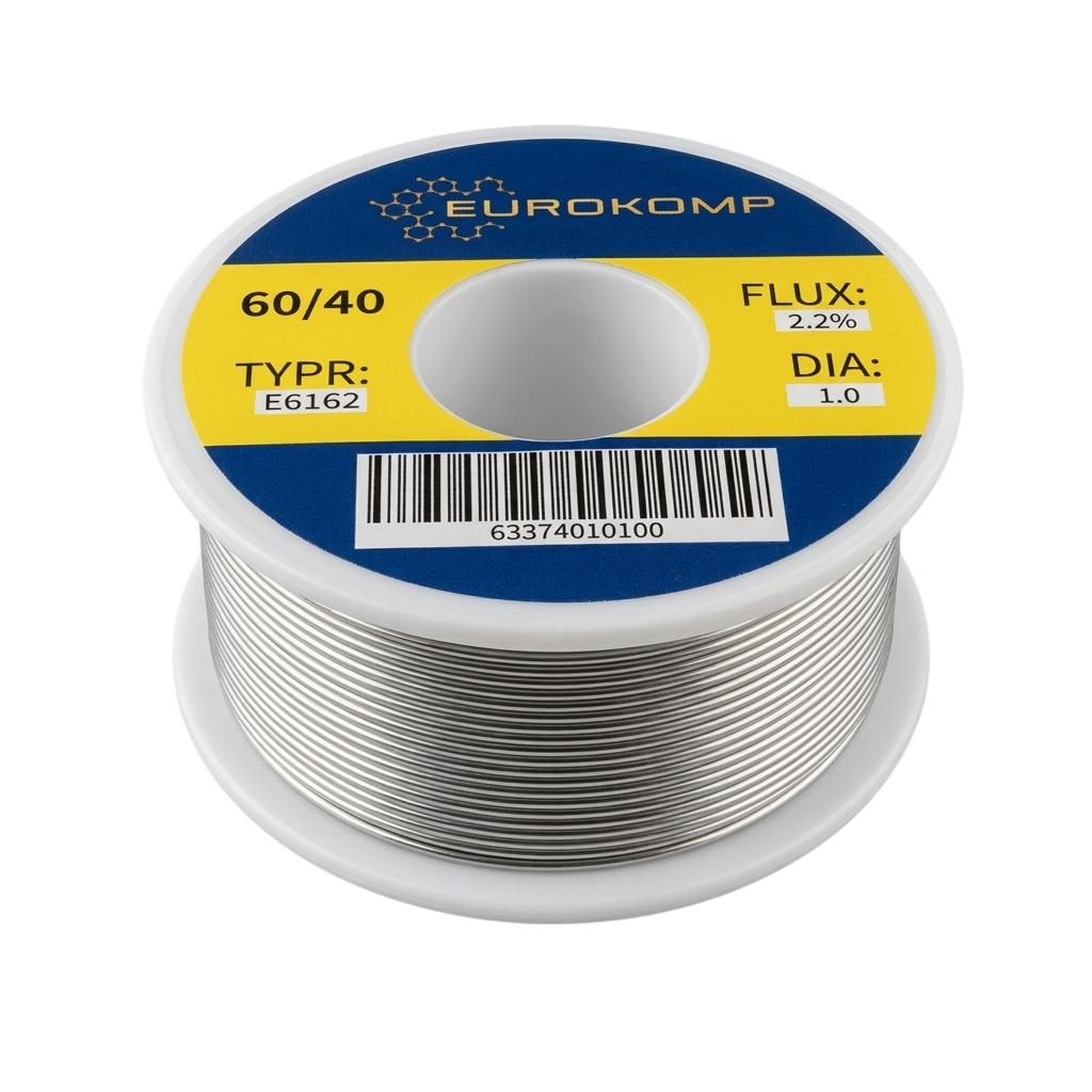Rosin-Core Solder Wire, 1 mm / 100 g
