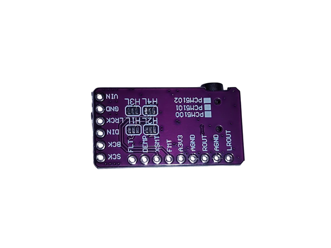PCM5102A I2S DAC Module – Digital-to-Analog Converter with Stereo Output (3.5 mm Jack) image 4