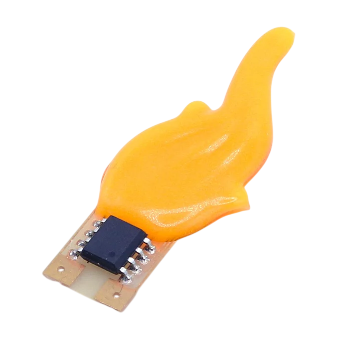 Dekoracyjne włókno COB LED – efekt płomienia (3V), 2 szt.