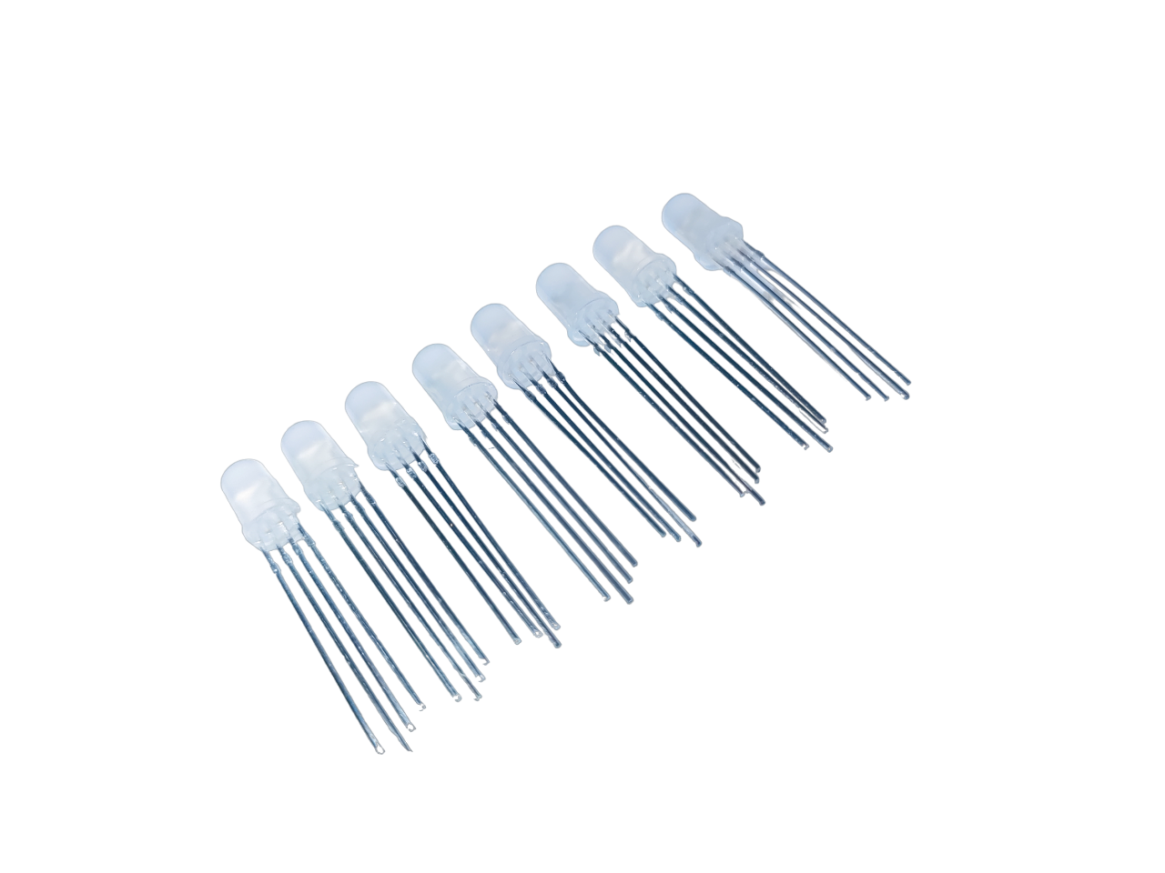 Trójkolorowa dioda RGB LED, 4 piny, 5 mm