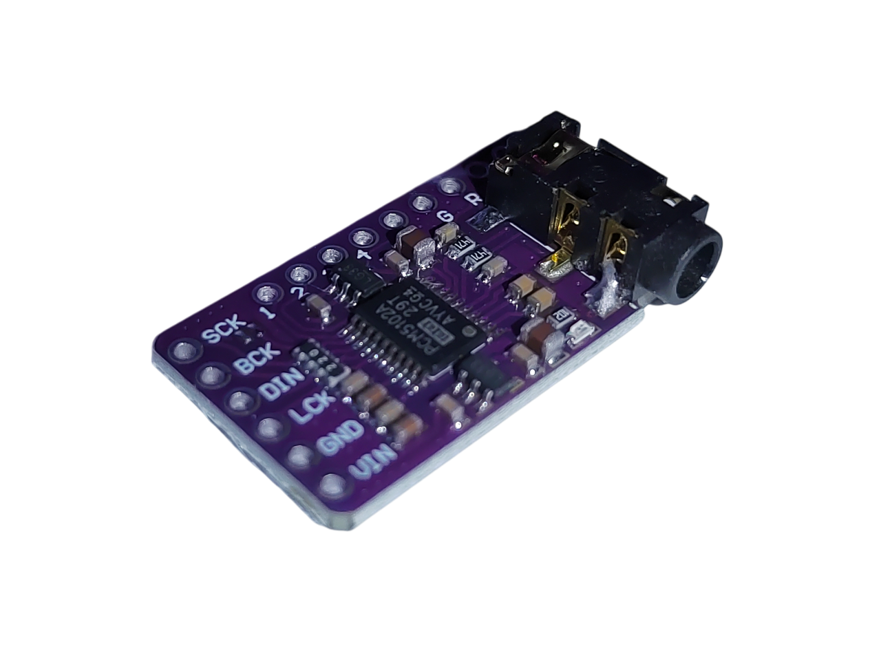 PCM5102A I2S DAC Module – Digital-to-Analog Converter with Stereo Output (3.5 mm Jack) image 3