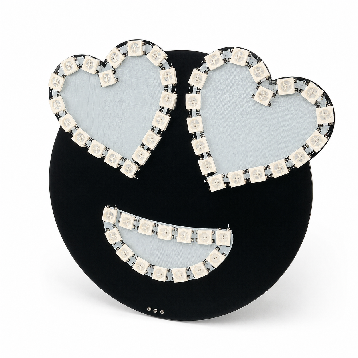 WS2812B Heart-Eyes Smiley LED Module – 50 RGB LEDs