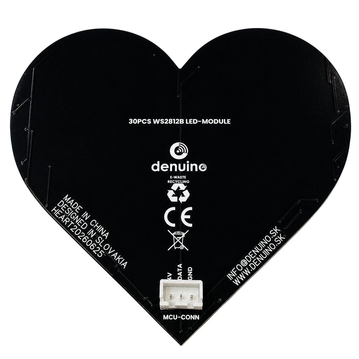 WS2812B LED Heart – 30 RGB LED Module image 3