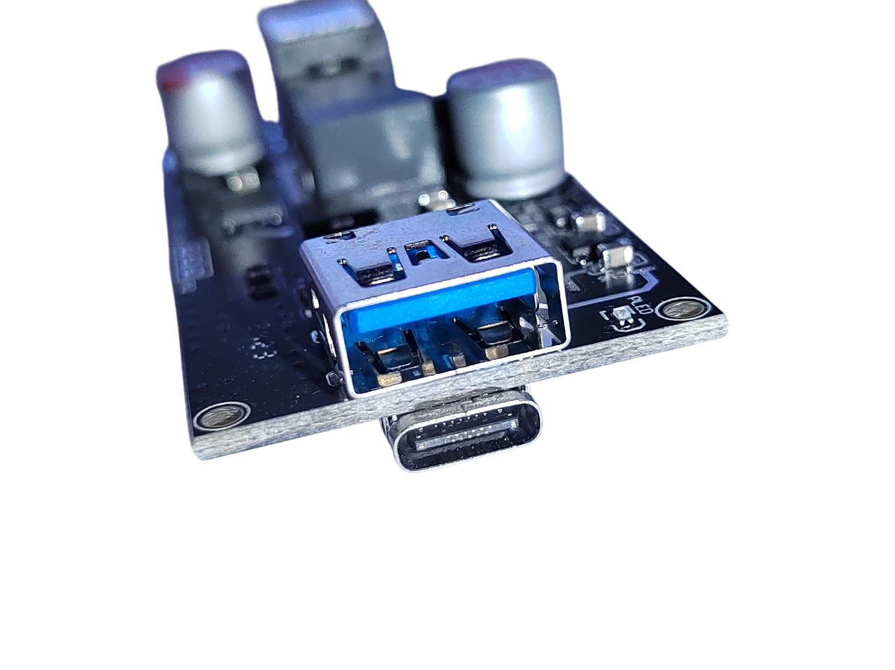 DC 6–30 V 140 W Smart Fast-Charging Module (USB-A + USB-C, PD140W, QC5, PPS) image 5